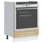 Mueble de horno Kalmar roble sonoma madera reconstituida de , Armarios de cocina - Ref: Foro24-853520, Precio: 61,86 €, Descu...