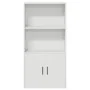 Estantería de madera de ingeniería blanca 60x24x120 cm de , Librerías y estanterías - Ref: Foro24-860418, Precio: 71,73 €, De...