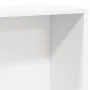 Estantería de madera de ingeniería blanca 60x24x120 cm de , Librerías y estanterías - Ref: Foro24-860418, Precio: 71,73 €, De...