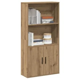 Estantería de madera de ingeniería roble artisan 60x24x120 cm de , Librerías y estanterías - Ref: Foro24-860426, Precio: 75,0...
