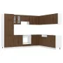 Mueble cocina Lucca roble marrón 14 pzas madera contrachapada de , Armarios de cocina - Ref: Foro24-3314988, Precio: 1,00 €, ...