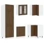 Mueble cocina Lucca roble marrón 14 pzas madera contrachapada de , Armarios de cocina - Ref: Foro24-3314988, Precio: 1,00 €, ...