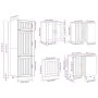 Mueble de cocina Lucca blanco 14 piezas madera contrachapada de , Armarios de cocina - Ref: Foro24-3314981, Precio: 1,00 €, D...