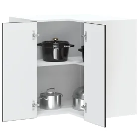 Armario cocina esquina de pared Kalmar madera ingeniería negra de , Armarios de cocina - Ref: Foro24-853618, Precio: 81,19 €,...