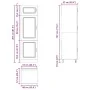 Armario de cocina Kalmar roble ahumado madera de ingeniería de , Armarios de cocina - Ref: Foro24-853632, Precio: 210,32 €, D...