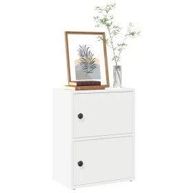 Estantería de madera de ingeniería blanca 40x24x52 cm de , Librerías y estanterías - Ref: Foro24-860355, Precio: 40,34 €, Des...