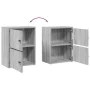 Estantería de madera de ingeniería gris sonoma 40x24x52 cm de , Librerías y estanterías - Ref: Foro24-860360, Precio: 40,34 €...