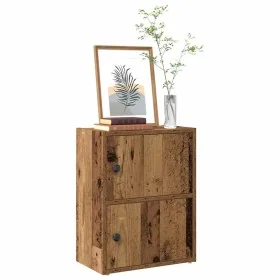 Estantería madera de ingeniería color envejecido 40x24x52 cm de , Librerías y estanterías - Ref: Foro24-860362, Precio: 39,72...