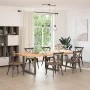 Patas mesa comedor forma U 3uds acero natural 100x(72-73) cm de , Patas para mesas - Ref: Foro24-4013215, Precio: 147,00 €, D...