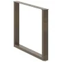 Patas mesa comedor forma U 3uds acero natural 100x(72-73) cm de , Patas para mesas - Ref: Foro24-4013215, Precio: 147,00 €, D...