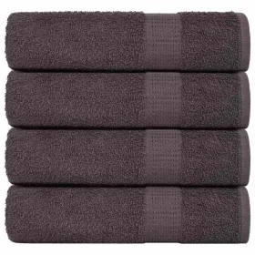 Toallas de baño 4 uds antracita 100x150 cm 360 gsm 100% algodón de , Toallas - Ref: Foro24-136690, Precio: 45,97 €, Descuento: %