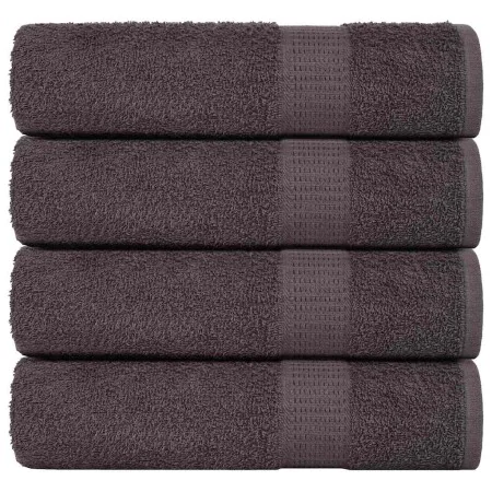Toallas de baño 4 uds antracita 100x150 cm 360 gsm 100% algodón de , Toallas - Ref: Foro24-136690, Precio: 45,97 €, Descuento: %