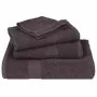 Toallas de ducha 4 uds 100% algodón antracita 70x140 cm 360 gsm de , Toallas - Ref: Foro24-136686, Precio: 41,15 €, Descuento: %