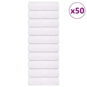 Toallas de jabón 50 uds blanco 30x30 cm 360 gsm 100% algodón de , Toallas - Ref: Foro24-136644, Precio: 50,65 €, Descuento: %