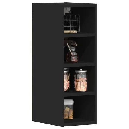 Armario colgante de cocina contrachapada negro 20x29,5x60 cm de , Armarios de cocina - Ref: Foro24-854158, Precio: 38,79 €, D...