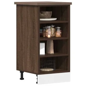 Armario de horno madera ingeniería roble ahumado 40x44,5x81,5cm de , Armarios de cocina - Ref: Foro24-854208, Precio: 62,69 €...