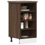 Armario de horno madera ingeniería roble ahumado 40x44,5x81,5cm de , Armarios de cocina - Ref: Foro24-854208, Precio: 62,69 €...