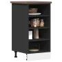 Armario inferior de cocina contrachapada negro 40x44,5x81,5 cm de , Armarios de cocina - Ref: Foro24-854203, Precio: 61,75 €,...