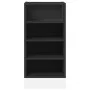 Armario inferior de cocina contrachapada negro 40x44,5x81,5 cm de , Armarios de cocina - Ref: Foro24-854203, Precio: 61,75 €,...