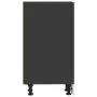 Armario inferior de cocina contrachapada negro 40x44,5x81,5 cm de , Armarios de cocina - Ref: Foro24-854203, Precio: 61,75 €,...