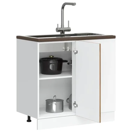 Mueble bajo de cocina porto madera vieja madera reconstituida de , Armarios de cocina - Ref: Foro24-854306, Precio: 80,24 €, ...