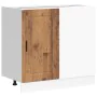 Mueble bajo de cocina porto madera vieja madera reconstituida de , Armarios de cocina - Ref: Foro24-854306, Precio: 80,24 €, ...