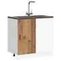 Mueble bajo de cocina porto madera vieja madera reconstituida de , Armarios de cocina - Ref: Foro24-854306, Precio: 80,24 €, ...