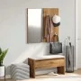 Set de muebles recibidor madera contrachapada roble artesanal by , Benches for halls and storage - Ref: Foro24-857020, Price:...