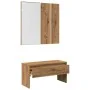 Set de muebles recibidor madera contrachapada roble artesanal by , Benches for halls and storage - Ref: Foro24-857020, Price:...