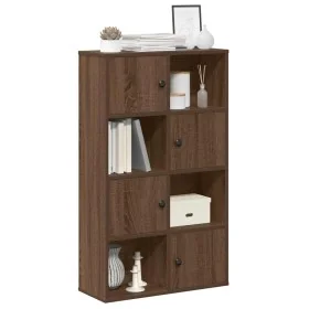 Estantería de madera de ingeniería marrón roble 60x24x101,5 cm de , Librerías y estanterías - Ref: Foro24-860397, Precio: 77,...
