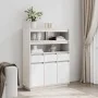 Aparador alto de madera maciza de pino blanco 89x34x116,5 cm by , Sideboards - Ref: Foro24-861112, Price: 194,69 €, Discount: %