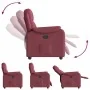 Sillón reclinable de tela rojo tinto de , Sillones - Ref: Foro24-4015683, Precio: 186,87 €, Descuento: %