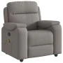 Sillón de masaje reclinable de tela gris taupé de , Sillones - Ref: Foro24-4015697, Precio: 192,11 €, Descuento: %
