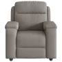 Sillón de masaje reclinable de tela gris taupé de , Sillones - Ref: Foro24-4015697, Precio: 192,11 €, Descuento: %