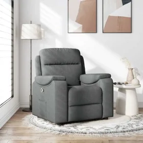Sillón reclinable de tela gris oscuro de , Sillones - Ref: Foro24-4015681, Precio: 238,62 €, Descuento: %