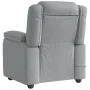 Sillón reclinable de masaje de tela gris claro de , Sillones - Ref: Foro24-4015710, Precio: 245,15 €, Descuento: %