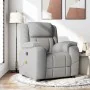 Sillón de masaje reclinable de tela gris nube de , Sillones - Ref: Foro24-4015719, Precio: 244,69 €, Descuento: %