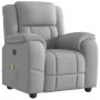 Sillón de masaje reclinable de tela gris nube de , Sillones - Ref: Foro24-4015719, Precio: 244,69 €, Descuento: %