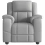 Sillón de masaje reclinable de tela gris nube de , Sillones - Ref: Foro24-4015719, Precio: 244,69 €, Descuento: %