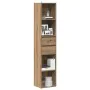 Estantería de madera de ingeniería roble artisan 36x30x171 cm de , Librerías y estanterías - Ref: Foro24-856047, Precio: 88,9...