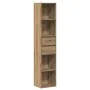 Estantería de madera de ingeniería roble artisan 36x30x171 cm de , Librerías y estanterías - Ref: Foro24-856047, Precio: 88,9...