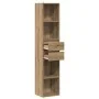 Estantería de madera de ingeniería roble artisan 36x30x171 cm de , Librerías y estanterías - Ref: Foro24-856047, Precio: 88,9...