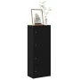 Estantería de madera de ingeniería roble negro 40x24x102 cm de , Librerías y estanterías - Ref: Foro24-860374, Precio: 69,65 ...