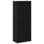 Estantería de madera de ingeniería roble negro 40x24x102 cm de , Librerías y estanterías - Ref: Foro24-860374, Precio: 69,65 ...