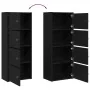 Estantería de madera de ingeniería roble negro 40x24x102 cm de , Librerías y estanterías - Ref: Foro24-860374, Precio: 69,65 ...