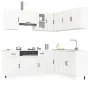 Mueble cocina Kalmar blanco brillo 11 pzas madera contrachapada de , Armarios de cocina - Ref: Foro24-3314943, Precio: 753,32...