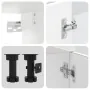 Mueble cocina Kalmar blanco brillo 11 pzas madera contrachapada de , Armarios de cocina - Ref: Foro24-3314943, Precio: 753,32...
