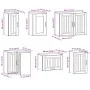 Mueble cocina Kalmar blanco brillo 11 pzas madera contrachapada de , Armarios de cocina - Ref: Foro24-3314943, Precio: 753,32...