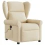 Sillón de masaje reclinable de tela crema by , Armchairs - Ref: Foro24-4015674, Price: 225,67 €, Discount: %