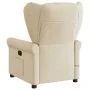 Sillón de masaje reclinable de tela crema by , Armchairs - Ref: Foro24-4015674, Price: 225,67 €, Discount: %